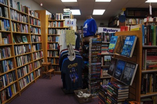 Room after room of shelves